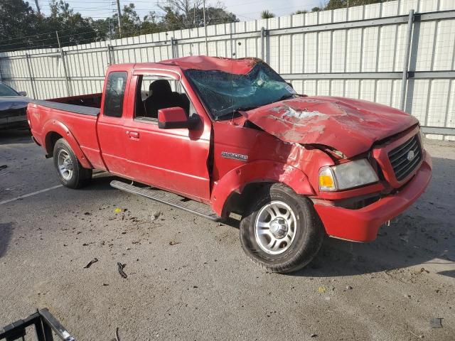 1FTYR44U78PA77156 - 2008 FORD RANGER SUPER CAB RED photo 4