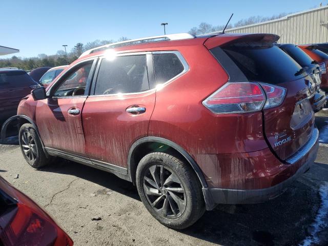 5N1AT2MV4FC863058 - 2015 NISSAN ROGUE S BROWN photo 2