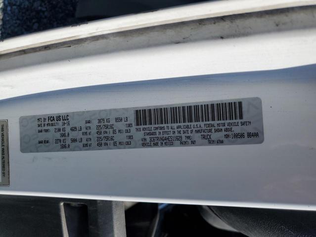 3C6TRVNG4HE511629 - 2017 RAM PROMASTER 1500 STANDARD WHITE photo 13