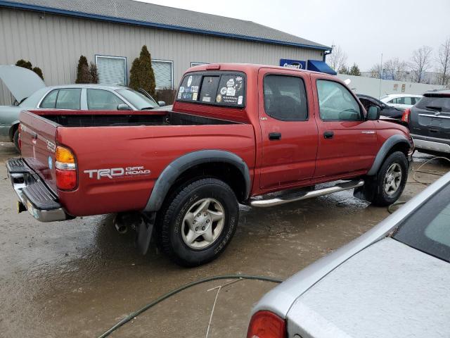 5TEGN92N82Z076260 - 2002 TOYOTA TACOMA DOUBLE CAB PRERUNNER MAROON photo 3
