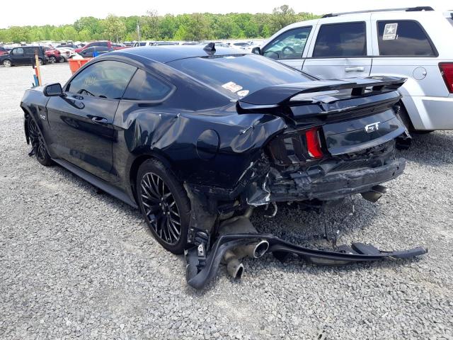 1FA6P8CF2L5146496 - 2020 FORD MUSTANG GT BLACK photo 3