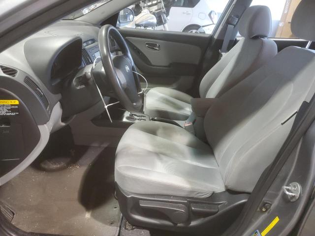 KMHDU4AD9AU068611 - 2010 HYUNDAI ELANTRA BLUE GRAY photo 7