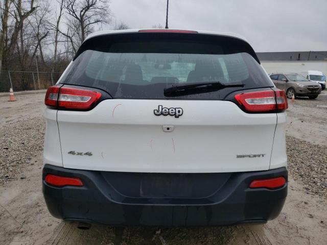 1C4PJMAB9GW148027 - 2016 JEEP CHEROKEE SPORT WHITE photo 6