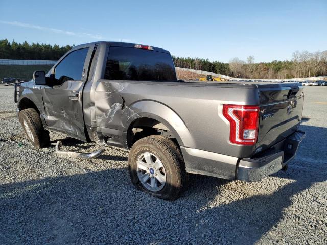 1FTMF1C83GKE91461 - 2016 FORD F150 GRAY photo 2