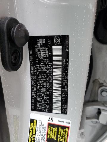 4T1T11BK3RU123372 - 2024 TOYOTA CAMRY SE NIGHT SHADE WHITE photo 12