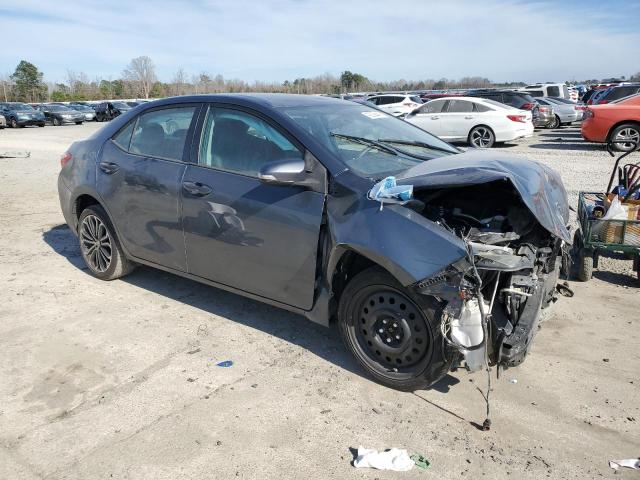 2T1BURHE1EC191863 - 2014 TOYOTA COROLLA L GRAY photo 4