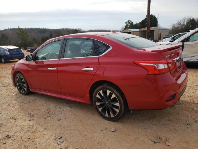 3N1AB7AP1KY371117 - 2019 NISSAN SENTRA S RED photo 2