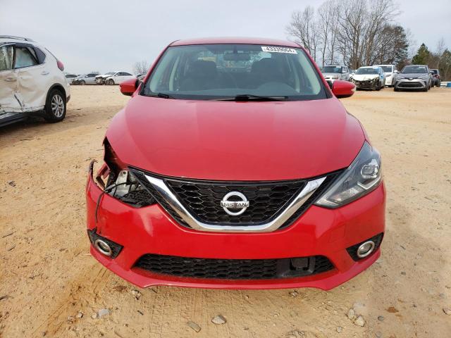 3N1AB7AP1KY371117 - 2019 NISSAN SENTRA S RED photo 5