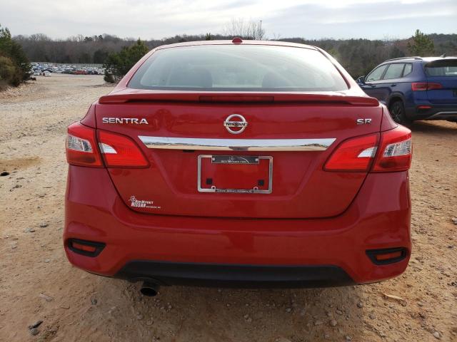 3N1AB7AP1KY371117 - 2019 NISSAN SENTRA S RED photo 6