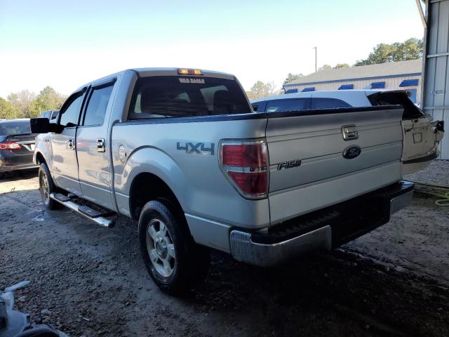 1FTFW1ET1DKF81259 - 2013 FORD F150 SUPERCREW SILVER photo 2