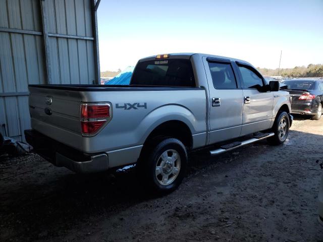 1FTFW1ET1DKF81259 - 2013 FORD F150 SUPERCREW SILVER photo 3