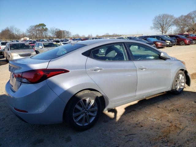 5NPDH4AE0EH488422 - 2014 HYUNDAI ELANTRA SE SILVER photo 3