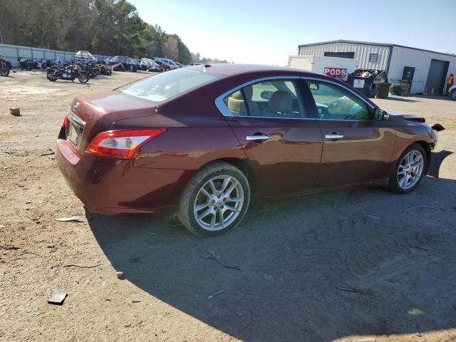 1N4AA5APXAC863131 - 2010 NISSAN MAXIMA S RED photo 3