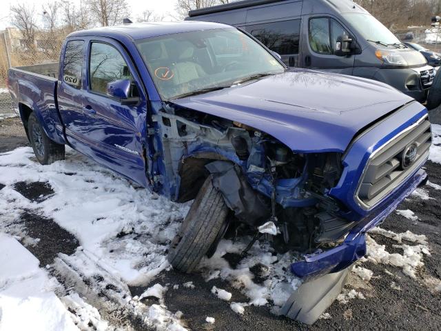 3TYSZ5AN8PT105063 - 2023 TOYOTA TACOMA ACCESS CAB BLUE photo 4