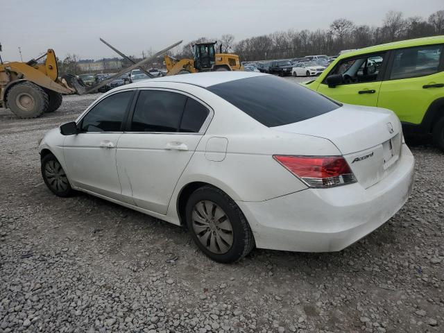 1HGCP2F30AA046074 - 2010 HONDA ACCORD LX WHITE photo 2