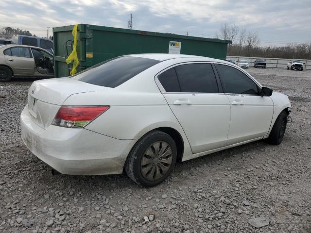 1HGCP2F30AA046074 - 2010 HONDA ACCORD LX WHITE photo 3