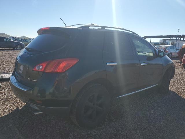 JN8AZ18W59W103826 - 2009 NISSAN MURANO S BLACK photo 3