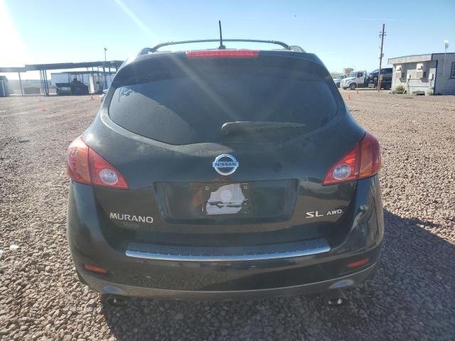 JN8AZ18W59W103826 - 2009 NISSAN MURANO S BLACK photo 6