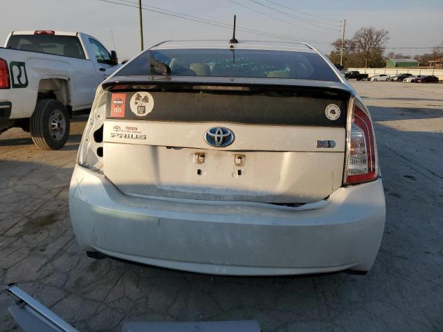 JTDKN3DU5D5678891 - 2013 TOYOTA PRIUS WHITE photo 6