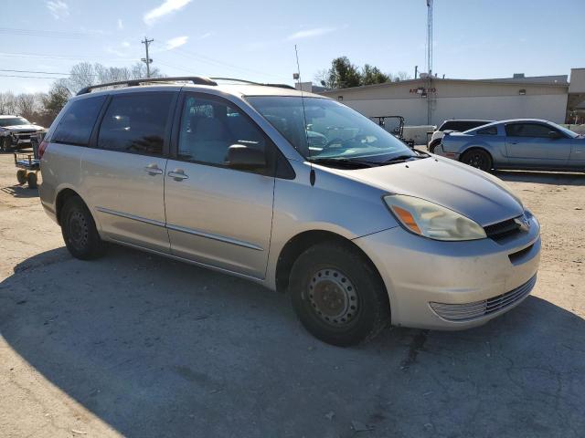 5TDZA23C55S252157 - 2005 TOYOTA SIENNA CE SILVER photo 4