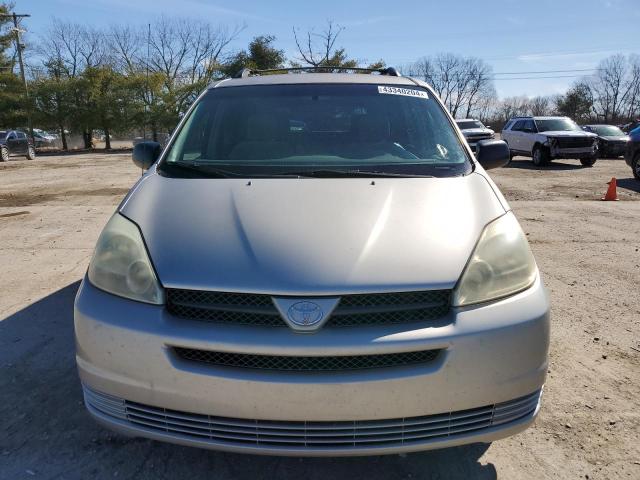 5TDZA23C55S252157 - 2005 TOYOTA SIENNA CE SILVER photo 5