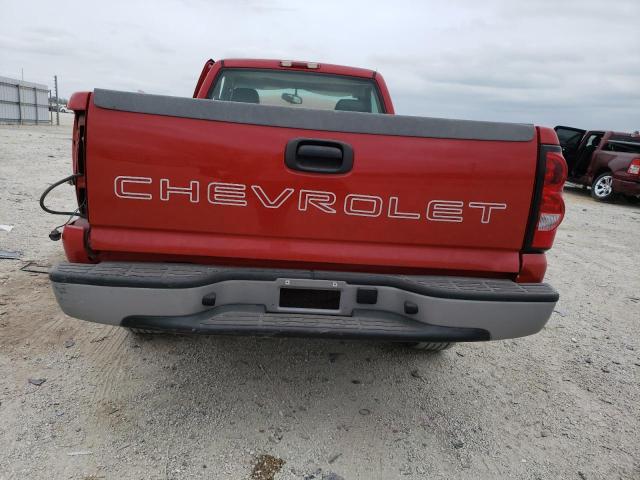 1GCEC14V85Z354862 - 2005 CHEVROLET SILVERADO C1500 RED photo 6