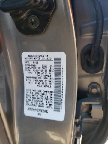 JN8DR09Y63W838037 - 2003 NISSAN PATHFINDER LE 灰色 照片 13