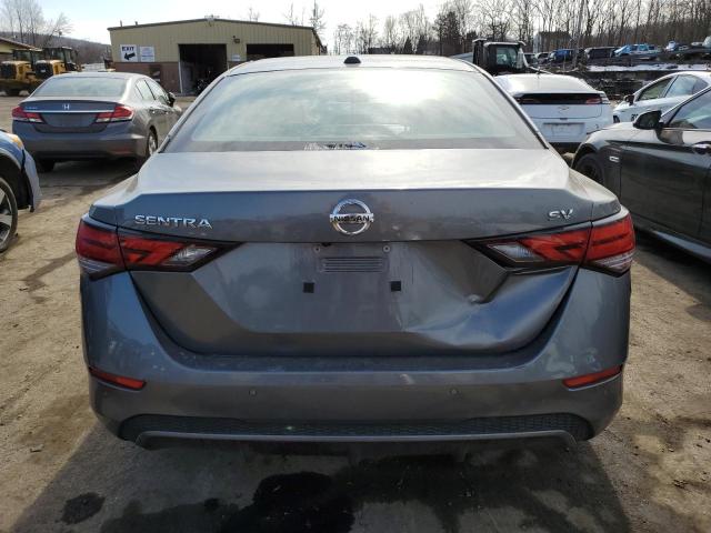 3N1AB8CV1MY215079 - 2021 NISSAN SENTRA SV GRAY photo 6