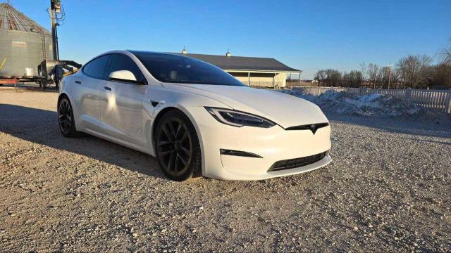 5YJSA1E62MF438292 - 2021 TESLA MODEL S Ağ foto 1