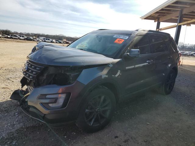 1FM5K8D87HGD33308 - 2017 FORD EXPLORER XLT GRAY photo 1