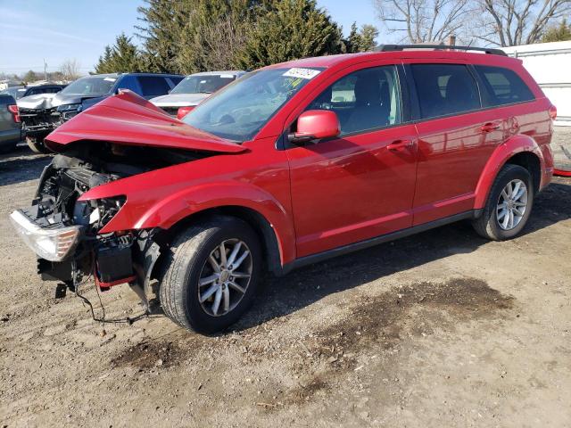 3C4PDDBG4GT129361 - 2016 DODGE JOURNEY SXT RED photo 1