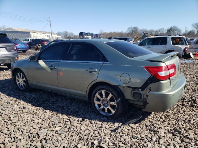 3LNHM26T08R611772 - 2008 LINCOLN MKZ GREEN photo 2