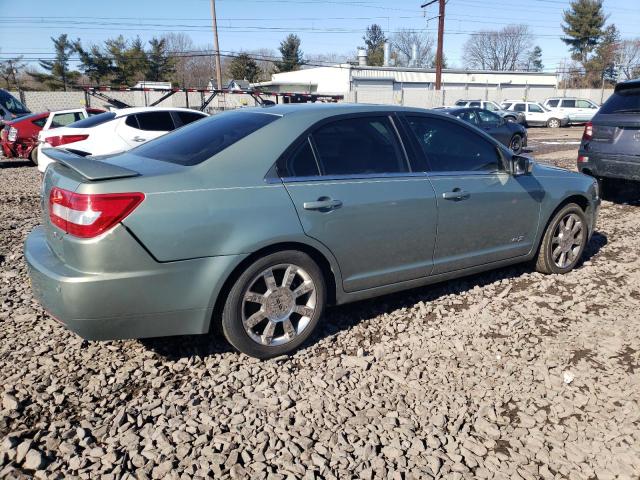 3LNHM26T08R611772 - 2008 LINCOLN MKZ GREEN photo 3