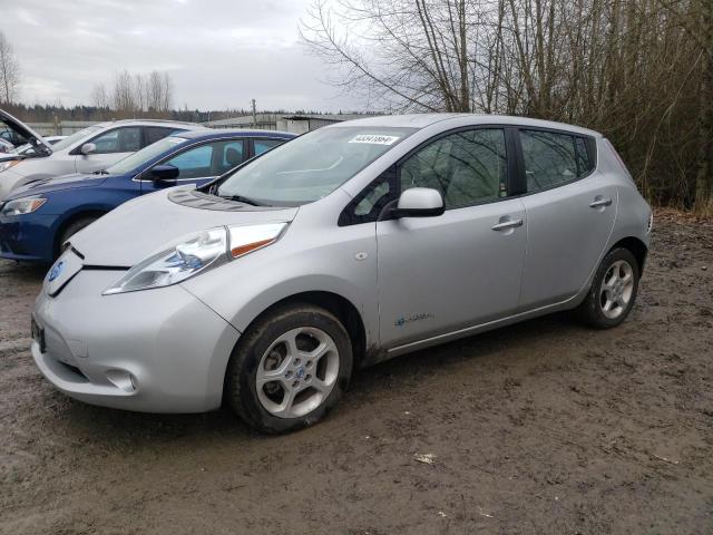 JN1AZ0CP5CT019085 - 2012 NISSAN LEAF SV SILVER photo 1