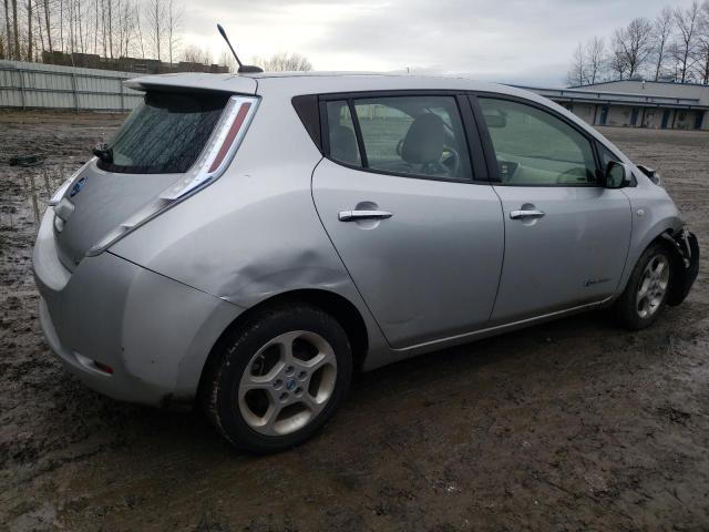 JN1AZ0CP5CT019085 - 2012 NISSAN LEAF SV SILVER photo 3