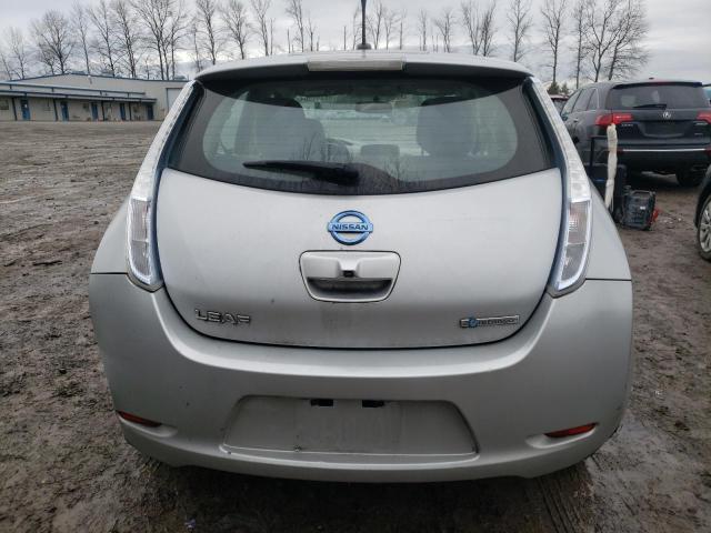 JN1AZ0CP5CT019085 - 2012 NISSAN LEAF SV SILVER photo 6