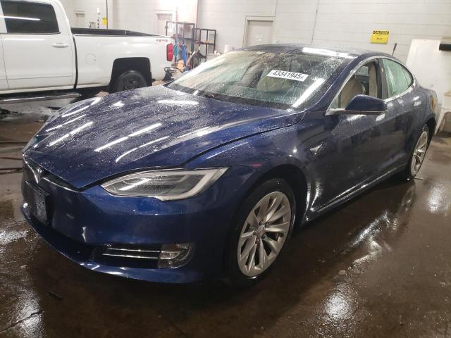 5YJSA1E23HF190816 - 2017 TESLA MODEL S BLUE photo 1