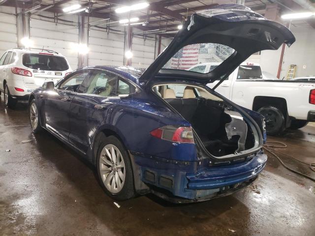 5YJSA1E23HF190816 - 2017 TESLA MODEL S BLUE photo 2