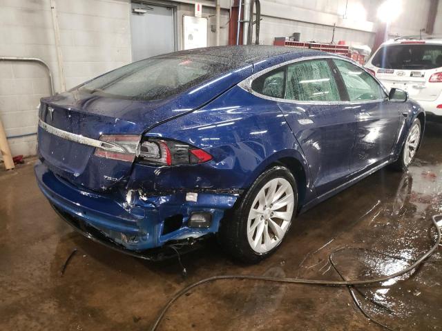 5YJSA1E23HF190816 - 2017 TESLA MODEL S BLUE photo 3