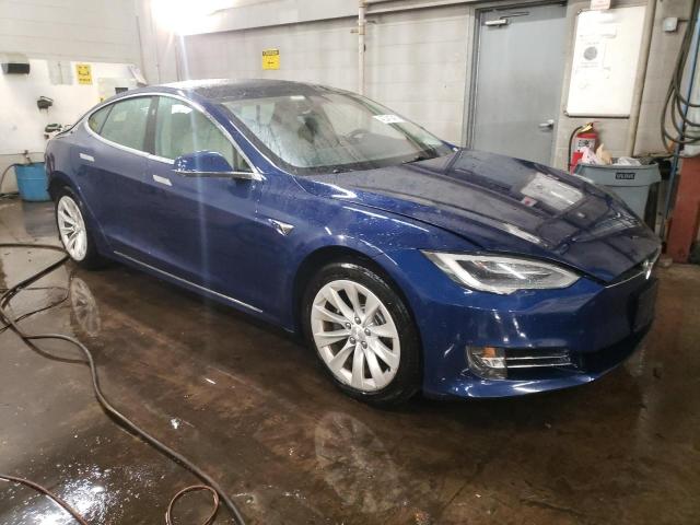5YJSA1E23HF190816 - 2017 TESLA MODEL S BLUE photo 4
