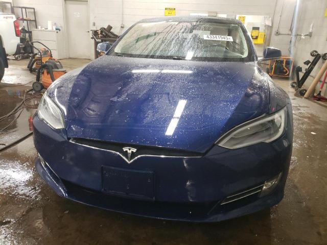 5YJSA1E23HF190816 - 2017 TESLA MODEL S BLUE photo 5