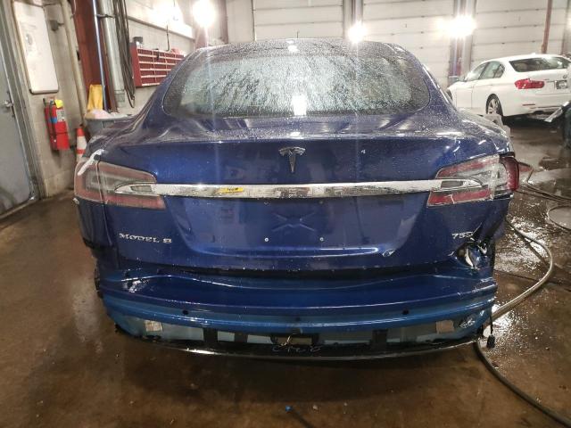 5YJSA1E23HF190816 - 2017 TESLA MODEL S BLUE photo 6