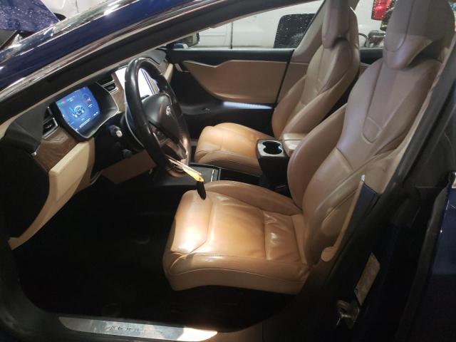 5YJSA1E23HF190816 - 2017 TESLA MODEL S BLUE photo 7