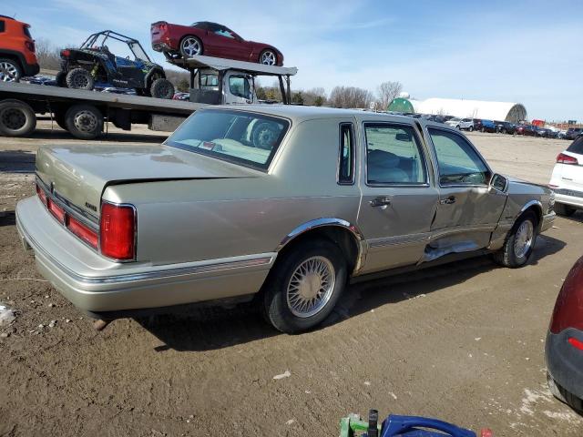 1LNLM82W0VY743750 - 1997 LINCOLN TOWN CAR SIGNATURE GOLD photo 3