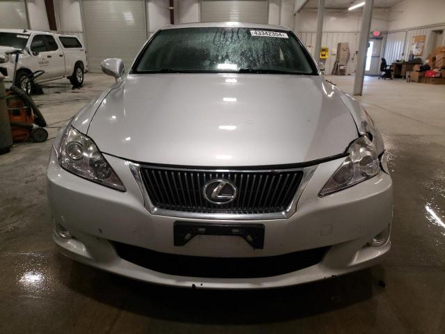 JTHCF5C22A5043800 - 2010 LEXUS IS 250 SILVER photo 5