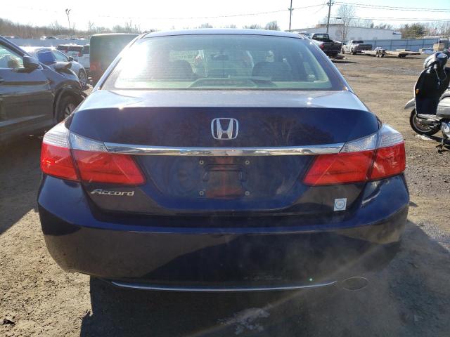 1HGCR2F37DA062335 - 2013 HONDA ACCORD LX BLUE photo 6