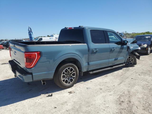 1FTEW1CP6PKE81437 - 2023 FORD F150 SUPERCREW BLUE photo 3