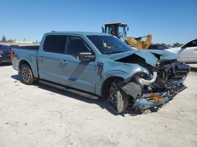 1FTEW1CP6PKE81437 - 2023 FORD F150 SUPERCREW BLUE photo 4