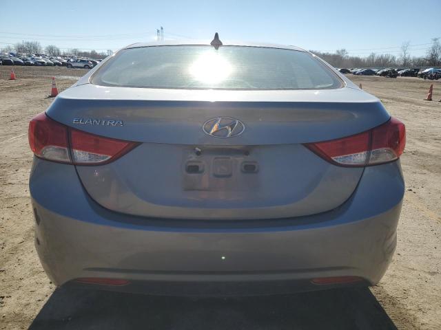 KMHDH4AE4CU437956 - 2012 HYUNDAI ELANTRA GLS SILVER photo 6