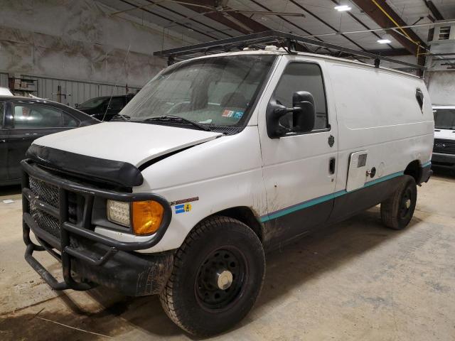 1FTSE34F72HA31003 - 2002 FORD ECONOLINE E350 SUPER DUTY VAN WHITE photo 1